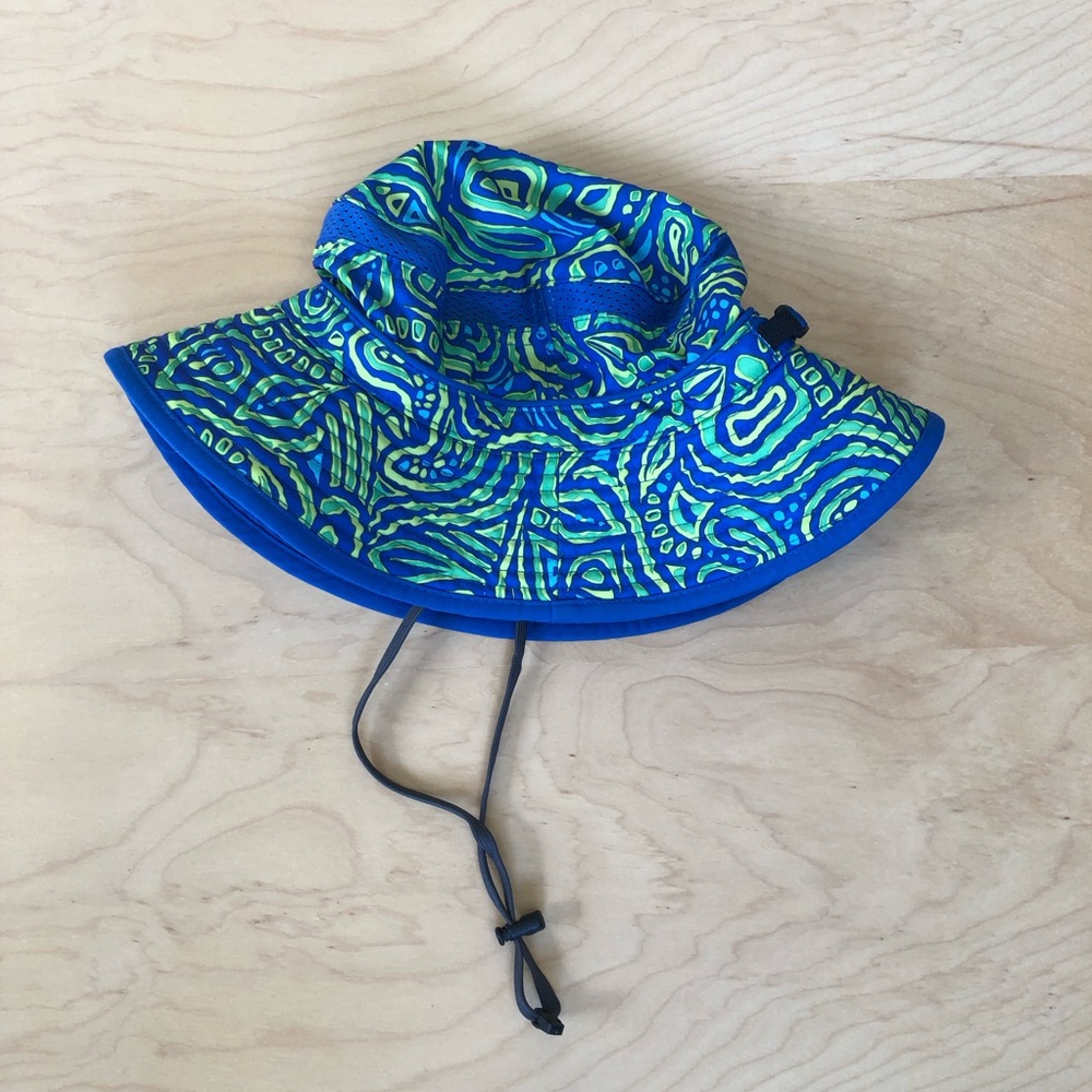 Sunday Afternoons Kids M | Blue Bucket Sun Hat Wide Brim Draw String Quick Dry